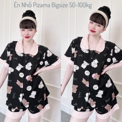Bộ Ngắn Lụa Nhật 50kg-100kg DB06