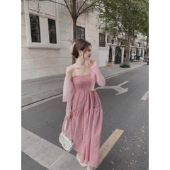 Đầm Dây Babydoll Kèm Áo Khoác Bigsize 55-100kg