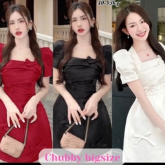 Đầm Tapta gấm Dự Tiệc Bigsize