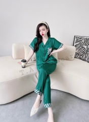Bộ Lụa Dài Viền Túi MÈO Bigsize 50-95kg