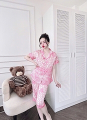 65-100kg Đồ Ngủ Pijama LỬNG 5d Bigsize Chubby, Đồ Ngủ Bigsize lụa Latin cao cấp mềm mại xinh xắn
