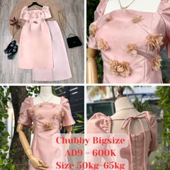 Áo Dài Cách Tân Hồng Tapta BigsizeSize M
