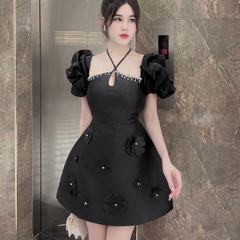Đầm Tapta Thiết Kế Bigsize Cột Cổ Đính Đá