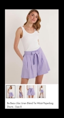 Quần Short Linen Màu Tím Bigsize 60-90kg