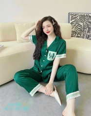 Bộ Lụa Dài Viền Túi Nơ Bigsize 50-95kg