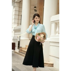 Chân Váy Dài A dáng xoè che bụng, công sở trẻ trung thanh lịch 50-90kg Công Sở Bigsize Chất Tuyết Mưa Sang Trọng