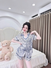 65-75kg Đồ Ngủ Pijama đùi 5d Bigsize Chubby, Đồ Ngủ Bigsize lụa Latin cao cấp mềm mại xinh xắn