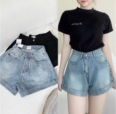 Quần đùi Jean Bigsize nữ 50-93kg lưng cao trẻ trung năng động dành cho các cô nàng cá tính J6