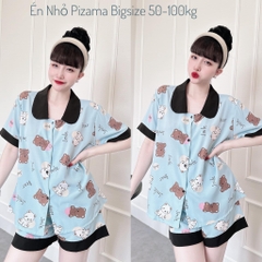 Bộ Ngắn Lụa Nhật 50kg-100kg DB06