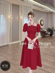 Đầm Cổ Yếm Ngọc Trai Bigsize 50-90kg
