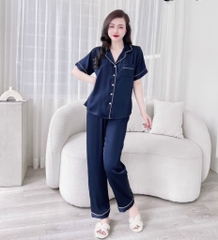 Bộ Pijama Lụa Dài Viền Bigsize 50-95kg