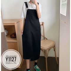 Yếm jean đen bigsize Y1127