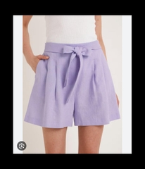Quần Short Linen Màu Tím Bigsize 60-90kg