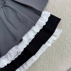 Chân Váy XẾP LY Bigsize Lên Có Lót Lên Phom Tôn Dáng Vải Tây Mềm Mại Cho Các Nàng Chubby CV419