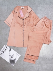 Bộ Pijama Lụa Dài Viền Bigsize 50-95kg