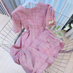 Đầm Babydoll Dài Hồng Cầu Vồng Bigsize 55-100kg