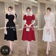 Đầm Cổ Yếm Ngọc Trai Bigsize 50-90kg