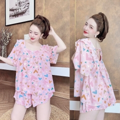 Bộ Ngủ Bigsize lụa dưới 80KG