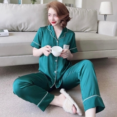 Bộ Lụa Dài Thêu Túi  Bigsize 50-95kg