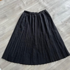 Chân Váy Xếp Ly Vải Thô Bigsize