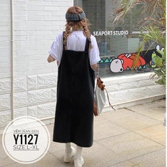 Yếm jean đen bigsize Y1127