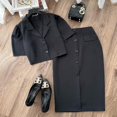 Set Vest Váy Dài Công Sở Bigsize 1132