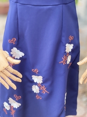 SALE Đầm Trung Niên Cao Cấp BIGSIZE thiết kế trẻ trung sang trọng chất liệu vải thoáng mát thêu hoa
