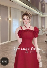 Đầm Cổ Yếm Ngọc Trai Bigsize 50-90kg
