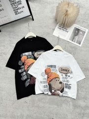 Áo thun nữ cotton form rộng áo mùa hè cổ tròn snoopy FORM RỘNG CHẤT COTTON  NỮ BIGSIZE