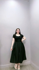 Đầm Ren Big Size Nữ Nơ Xinh Dáng Xòe Xinh Xắn Cho Các Nàng Chubby 60-95kg G673