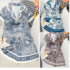 65-100kg Đồ Ngủ Pijama đùi 5d Bigsize Chubby, Đồ Ngủ Bigsize lụa Latin cao cấp mềm mại xinh xắn