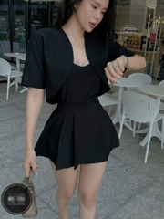 Áo Khoác lửng kèm áo dây Bigsize