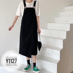 Yếm jean đen bigsize Y1127