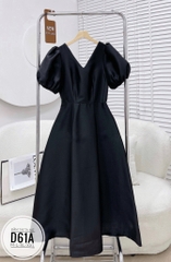 Đầm Tafta Nơ Lưng Dáng Dài Dự Tiệc Bigsize D61A