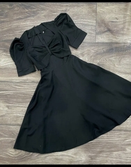 Đầm Cotton Lạnh Bigsize Nơ ngực
