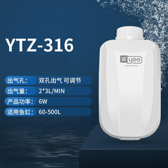 Sủi oxi 2 vòi có chiết áp ytz-316 ( 6W )