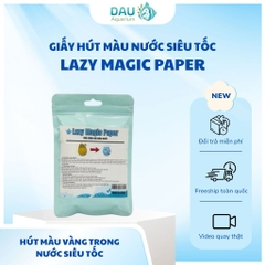 Giấy thấm hút màu nước - Giải pháp xử lý màu nước bể cá siêu tốc