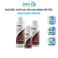 Seachem Prime khử clo, độc tố và chống cá sốc nước cao cấp