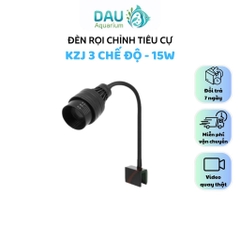 Đèn rọi chỉnh tiêu cự KZJ 15W ( 3 chế độ, vàng, vàng nhẹ, trắng) - Phong cách Biotope huyền bí