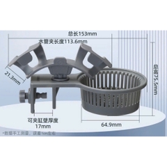 Kẹp ống thay nước thông minh - Tránh bị xối nền, nước xả ra mạnh làm cá stress