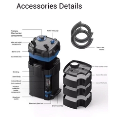 Lọc thùng tách phân Sunsun YWY 800 - tích hợp tách phân, lọc phụ, xả đáy mẫu mới 2025