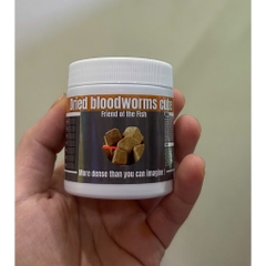 Trùng huyết sấy lạnh Lazy Worm Cube(50g)-Giữ nguyên hàm lượng dinh dưỡng từ giun tươi,giàu đạm giúp cá tăng size,lên màu
