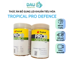 Tropical Prodefence - Thức ăn cá cao cấp bổ sung NỘI BÀO TỬ, LỢI KHUẨN tăng cường hệ tiêu hoá và miễn dịch 100G