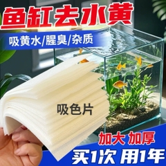 Giấy thấm hút màu nước - Giải pháp xử lý màu nước bể cá siêu tốc
