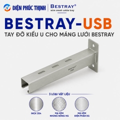 BESTRAY-USB / Tay Đỡ Kiểu U Cho Máng Lưới Bestray