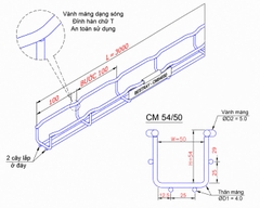 BESTRAY-CM54/50 / Máng Cáp Bestray - Dạng lưới 54×50×3000mm
