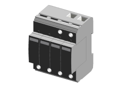 2838209 - Thiết bị chống sét lan truyền VAL-MS 230/3+1 / Surge arrester consisting of base element and ground connectors Phoenix Contact