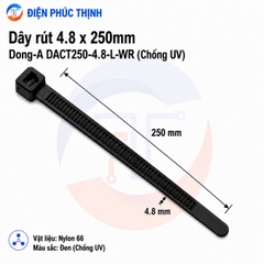 DONG-A-DACT250-4.8-L-WR / Dây Rút Nhựa Dong-A 4.8×250mm Chống UV