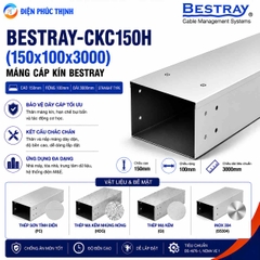 BESTRAY-CKC150H / Máng Cáp Kín Bestray 150×100×3000mm