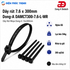 DONG-A-DAMCT300-7.6-L-WR / Dây Rút Nhựa Dong-A 7.6×300mm Chống UV